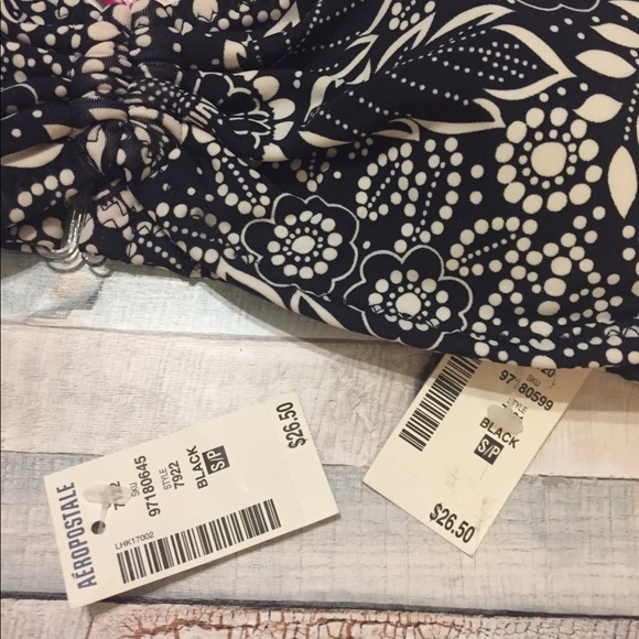 NWT Aeropostale Tribal Paisley Bandeau Bikini - Picture 3 of 6